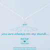 Heart to get N21OPH11S You are always on my mind ketting zilver 1