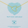 Heart to get N35BHE12G You'll never walk alone ketting goud 1