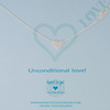 Heart to get N90HLO13S Unconditional love ketting zilver 1