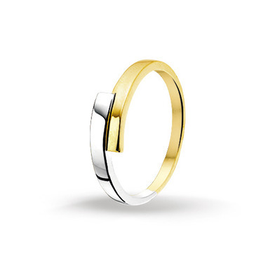 Huiscollectie 4205415 Bicolor gouden ring