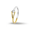 Huiscollectie 4205579 Bicolor gouden zirkonia ring 1
