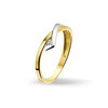 Huiscollectie 4205626 Bicolor gouden zirkonia ring 1