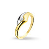 Huiscollectie 4205636 Bicolor gouden zirkonia ring 1
