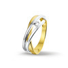 Huiscollectie 4205711 Bicolor gouden zirkonia ring 1
