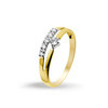 Huiscollectie 4205736 Bicolor gouden zirkonia ring 1