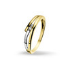 Huiscollectie 4205759 Bicolor gouden zirkonia ring 1