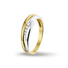 Huiscollectie 4205779 Bicolor gouden zirkonia ring 1