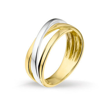 Huiscollectie 4206181 Bicolor gouden ring