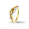 Huiscollectie 4205823 Bicolor gouden zirkonia ring 1