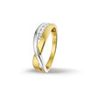 Huiscollectie 4205832 Bicolor gouden zirkonia ring 1
