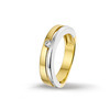 Huiscollectie 4205837 Bicolor gouden zirkonia ring 1