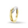 Huiscollectie 4205566 Bicolor gouden zirkonia ring 1