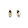 Huiscollectie 4013847 Bicolor gouden zikonia oorbellen 1