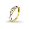 Huiscollectie 4206239 Bicolor gouden zirkonia ring 1