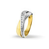 Huiscollectie 4206253 Bicolor gouden zirkonia ring 1