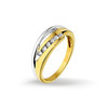 Huiscollectie 4206248 Bicolor gouden zirkonia ring 1