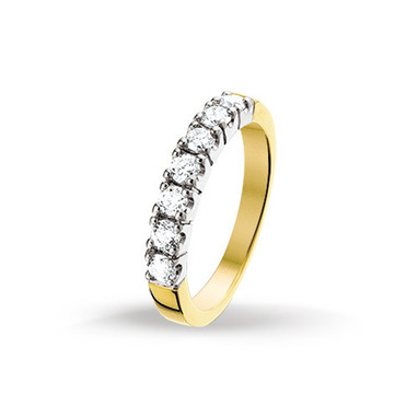 Huiscollectie 4207004 Bicolor gouden ring met diamant
