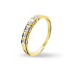 Huiscollectie 4015144 Gouden ring met diamant 0.022 crt 1