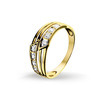 Huiscollectie 4014971 Gouden ring met diamant 0.036 crt 1