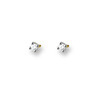 Huiscollectie 4205087 Bicolor gouden oorstekers met diamant 0.10 crt 1
