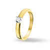 Huiscollectie 4204972 Bicolor gouden ring met diamant 0.10 crt 1