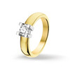 Huiscollectie 4204986 Bicolor gouden ring met diamant 0.25 crt 1