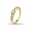 Huiscollectie 4015974 Gouden ring met diamant 0.24 crt 1
