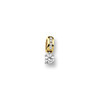Huiscollectie 4206796 Bicolor gouden hanger met diamant 0.30 crt 1
