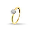 Huiscollectie 4206318 Bicolor gouden ring met diamant 0.095 crt 1