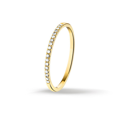 Op maat Socialistisch Daarbij Gouden dames ring met diamant 4016077 | Trendjuwelier