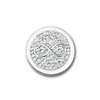Mi Moneda IND-13-S Infinito diamond disc stainless steel silver munt  1