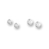 Huiscollectie 4103180 Witgouden oorstekers met diamant 0.10 crt 1