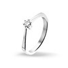 Huiscollectie 4102487 Witgouden ring met diamant 0.13 crt 1