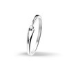 Huiscollectie 4102584 Witgouden ring met diamant 0.07 crt 1
