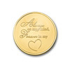Mi Moneda MON-ANG-02 ANGEL & HEART GOLD PLATED MUNT 2