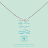 Heart to get N180ILO13S My love for you is infinite ketting zilver 1