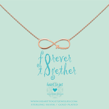 Heart to get N181IFO13R forever together ketting rose