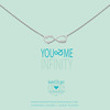 Heart to get N182IYM13S you & me infinity ketting zilver 1