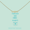 Heart to get N183IDO13G forever and always ketting goud 1