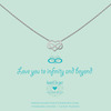 Heart to get N184IHE13S love you to infinity and beyond ketting zilver 1