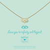 Heart to get N184IHE13G love you to infinity and beyond ketting goud 1