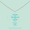 Heart to get N195STZ13S Dream big Sparkle more Shine bright ketting zilver 1