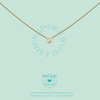Heart to get N196CIZ13G Circle of love & happiness ketting goud 1