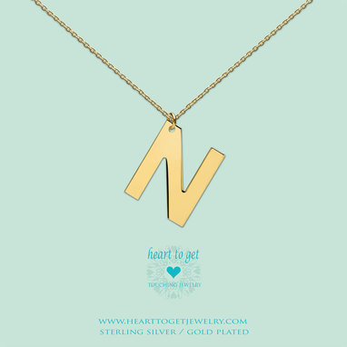 heart-to-get-lb155inn16g-big-initial-letter-n-including-necklace-40-8cm-goldplated