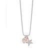 guess-ubn82093-ketting-all-about-shine-zilver-rosegoudkleurig 1