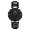daniel-wellington-dw00100135-classic-man-40-mm-black-reading-horloge 1