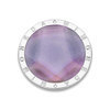 Mi Moneda LUZ-41-M Luz Ice Blue Stainless Steel Sparkling Disc With Special Cut 1