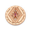 Mi Moneda SW-MIR-03-M Mira Stainless Steel Rosegold Plated Disc With Studs And Swarovski Crystals 1