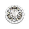 Mi Moneda SW-RICA-01-M Rica Stainless Steel Open Disc With Swarovski Crystals And Xs Moneda 1
