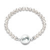 Mi Moneda BRA-SEL-01-19 Selma Bracelet Stainless Steel With Crystal Beads And Xs Moneda 1